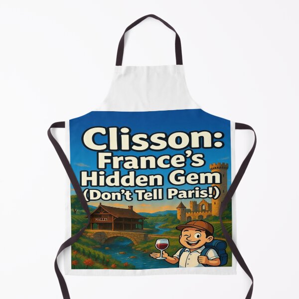 Item preview, I Don't Need Therapy, I Just Need to Go to Clisson France | Vintage Travel Graphic T-Shirt designed and sold by Sushikidsntod.