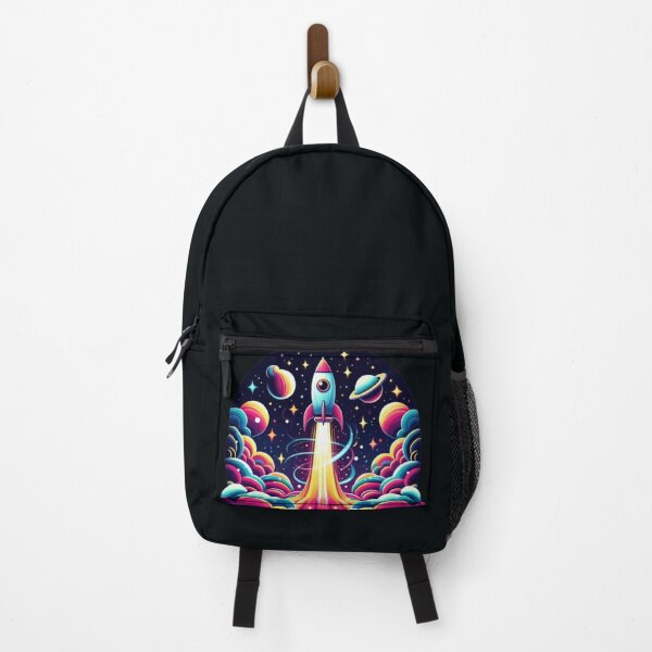 Item preview, Rocket Launch – Vibrant Cosmic Journey designed and sold by Dogandesighn.