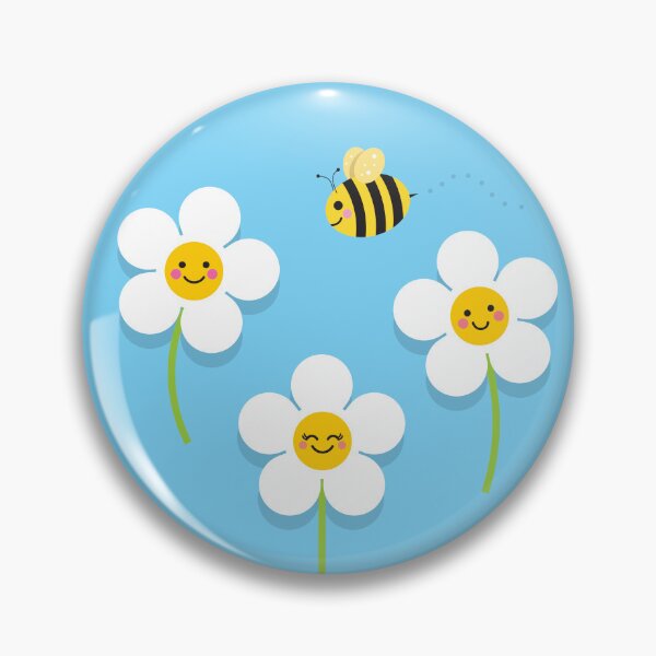 Item preview, Happy Daisies and Bees designed and sold by VicEllisArt.