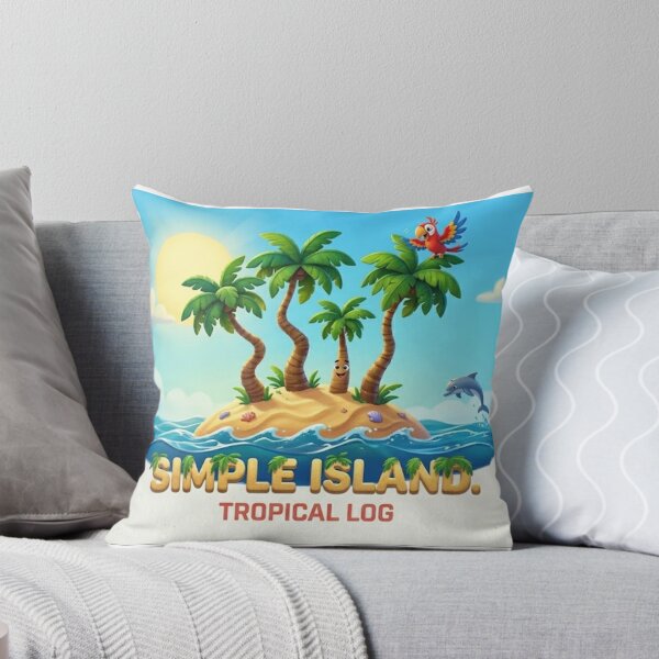 Item preview, Simple Island Tropical Log Design designed and sold by BoldConcept43.