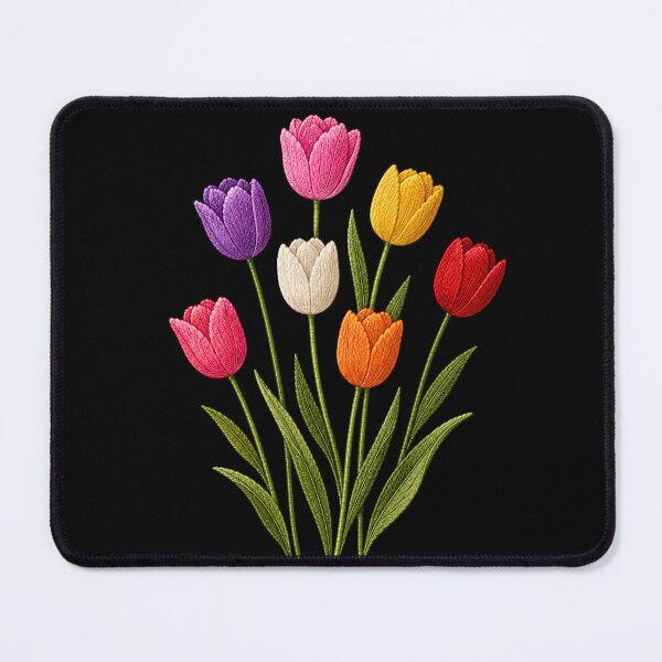 Item preview, Wild Tulip Garden Embroidery designed and sold by ColorSplash123.