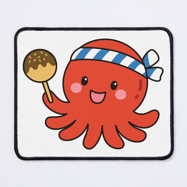 Item preview, Funny Takoyaki Octopus Chef Mascot designed and sold by Anne97s.