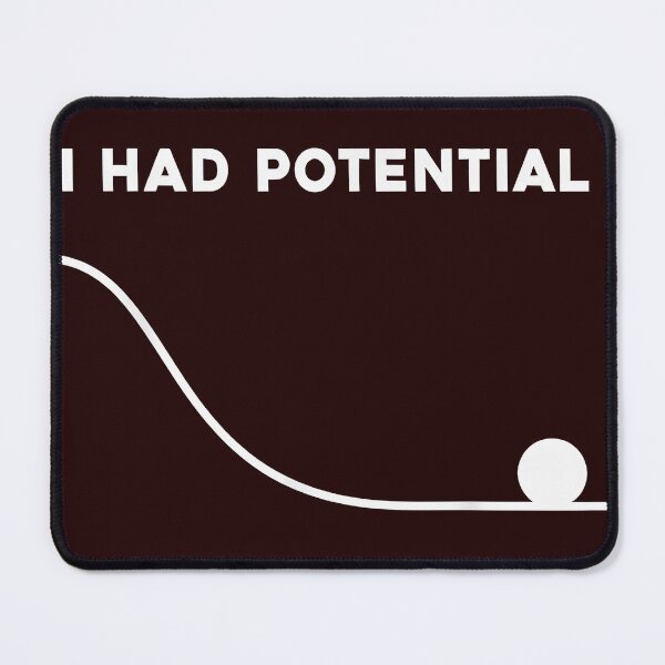Item preview, I Had Potential Funny Decline Graph Meme designed and sold by 3liegy.