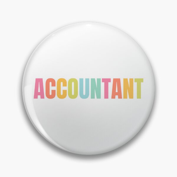 Item preview, Cute Pastel Accountant Typography – Fun CPA & Bookkeeper Gift designed and sold by Aesthetic Crew.