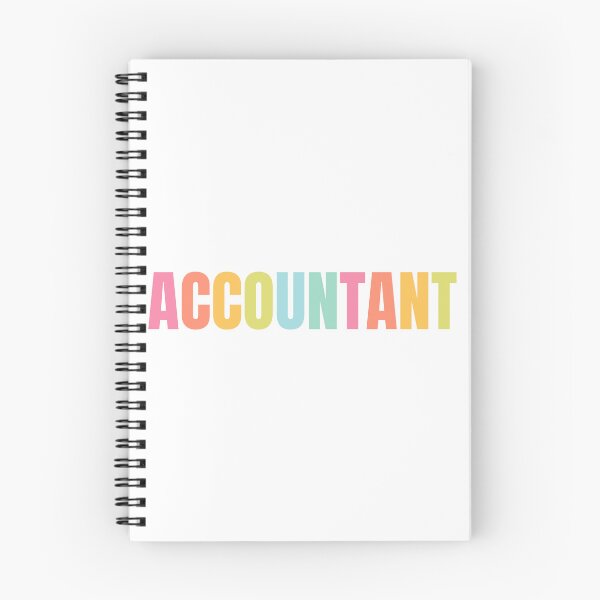 Item preview, Cute Pastel Accountant Typography – Fun CPA & Bookkeeper Gift designed and sold by Aesthetic Crew.