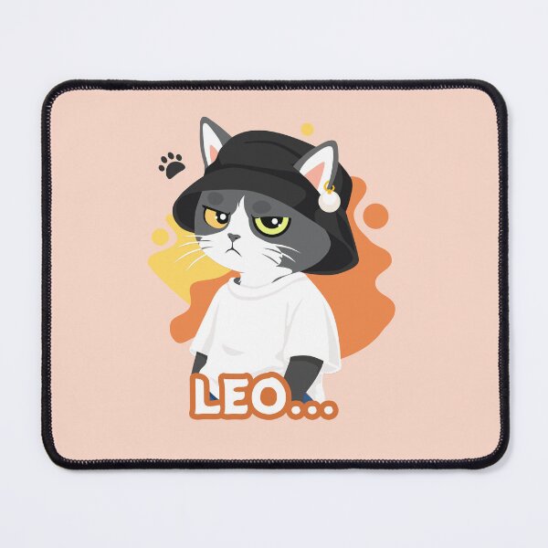 Item preview, Leo Grumpy Cat designed and sold by Kau_eunoia_arte.