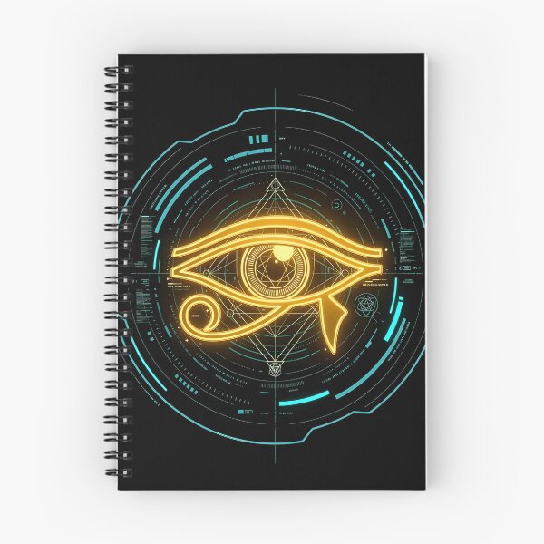 Item preview, Cyberpunk Eye of Horus Tech HUD designed and sold by ZeroGrid.