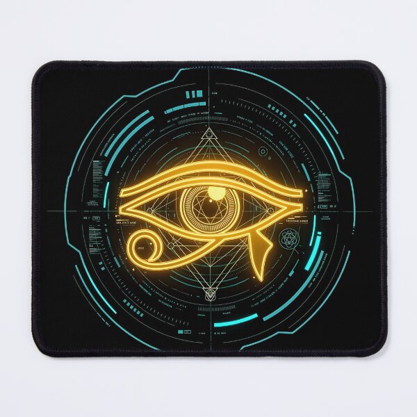 Item preview, Cyberpunk Eye of Horus Tech HUD designed and sold by ZeroGrid.