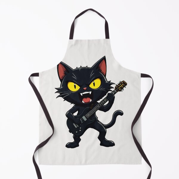 Item preview, Heavy Metal Cat Guitarist Musician designed and sold by LysiTHWIP.