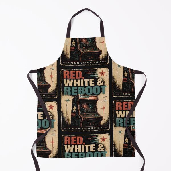 Item preview, Red White Reboot Poster designed and sold by CraftDesignAlchemy.