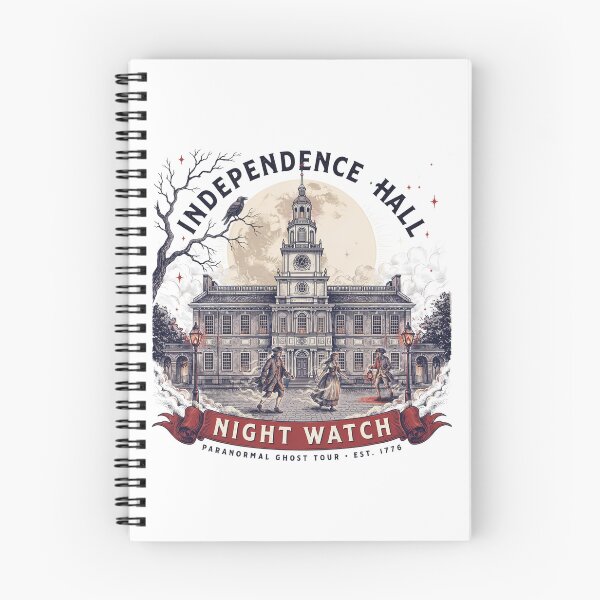 Item preview, Independence Hall Night Watch – Paranormal Ghost Tour Philadelphia Vintage Design designed and sold by ArcticFoxStudio.