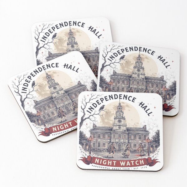 Item preview, Independence Hall Night Watch – Paranormal Ghost Tour Philadelphia Vintage Design designed and sold by ArcticFoxStudio.