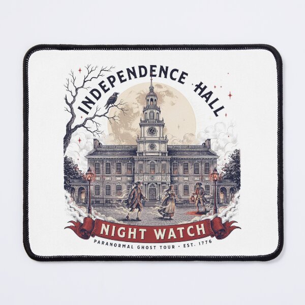 Item preview, Independence Hall Night Watch – Paranormal Ghost Tour Philadelphia Vintage Design designed and sold by ArcticFoxStudio.