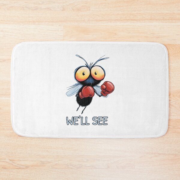 Item preview, We'll See Funny Fly Boxing Cartoon designed and sold by FMproject.
