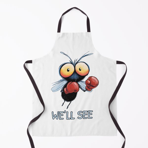 Item preview, We'll See Funny Fly Boxing Cartoon designed and sold by FMproject.