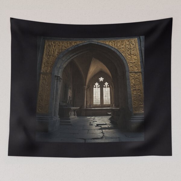 Item preview, Damaged Stone Arch With Healing Gold Light designed and sold by GeoWhimsy Studio.