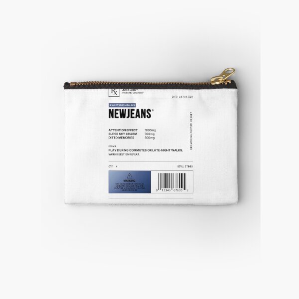 Item preview, NEWJEANS Kpop Prescription Label designed and sold by Jonaverse.