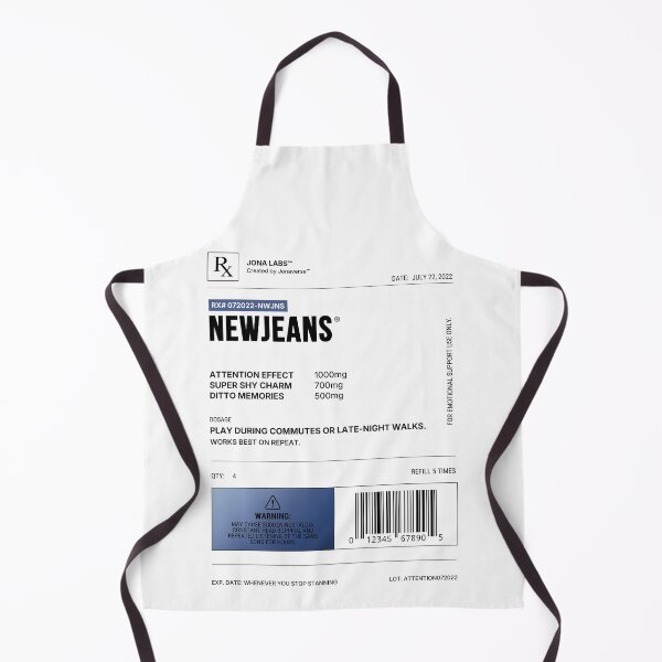 Item preview, NEWJEANS Kpop Prescription Label designed and sold by JONAVERSE.