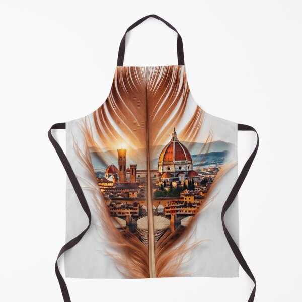 Item preview, Florence Feather Art | Duomo Cathedral Italy Travel Illustration designed and sold by GalleryPeak.