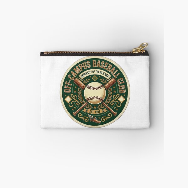 Item preview, UNOFFICIAL Off-Campus Baseball Sticker - Vintage University Athletics Club Emblem designed and sold by Fatomfatom.