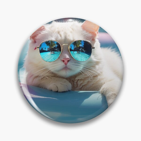 Item preview, The cat in sunglasses designed and sold by CuteYetty.