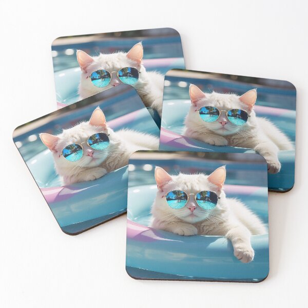 Item preview, The cat in sunglasses designed and sold by CuteYetty.