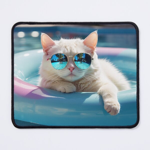Item preview, The cat in sunglasses designed and sold by CuteYetty.
