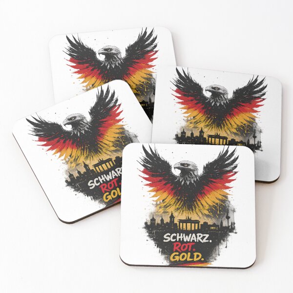 Item preview, Schwarz. Rot. Gold. – German Eagle Football Fan Design designed and sold by jomanadesigns.