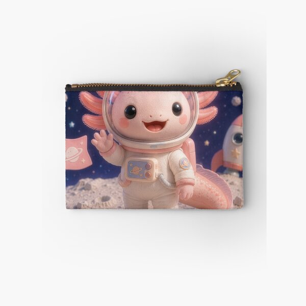 Item preview, Kawaii Astronaut Axolotl – Space Exploration and Interstellar Dreams designed and sold by Axokris.