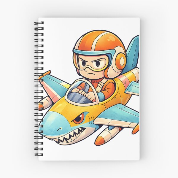 Artikelvorschau, Shark Plane Trippy Shirt entworfen und verkauft von SoftSproutstu.