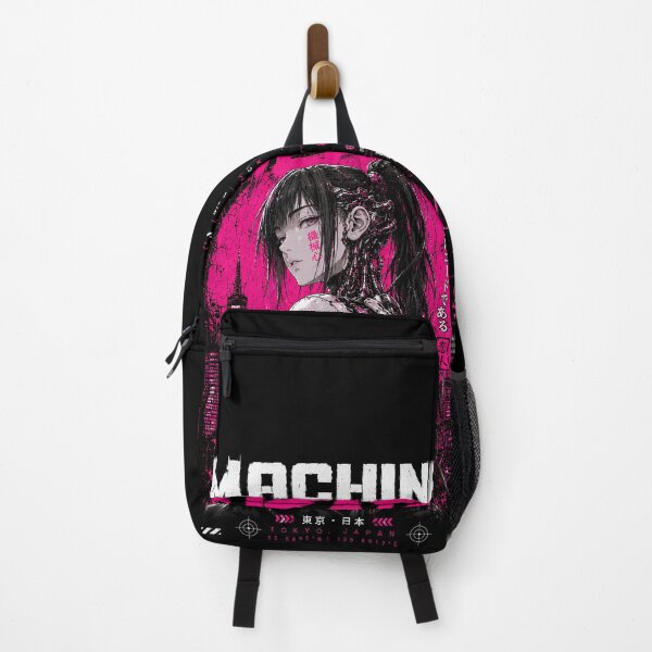 Item preview, Machine Heart - Cyborg Girl Cyberpunk & Neon Pink | Tokyo Streetwear designed and sold by saamessart.