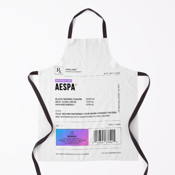 Item preview, AESPA Kpop Prescription Label designed and sold by JONAVERSE.