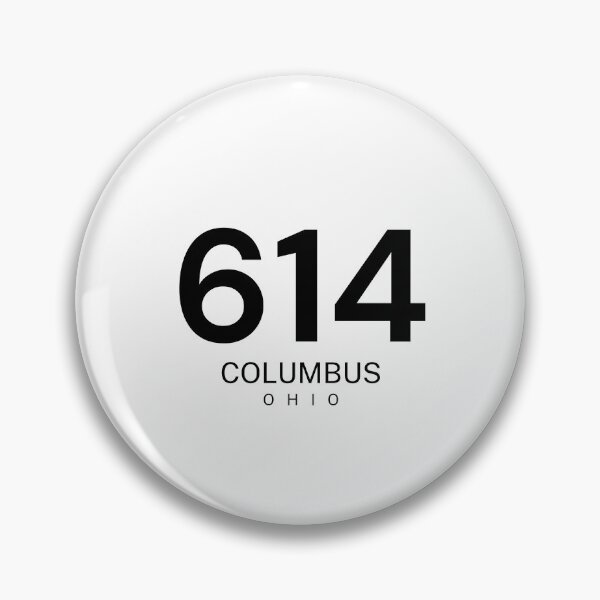 Item preview, 614 Columbus Ohio Minimalist Area Code designed and sold by Paper Drip.