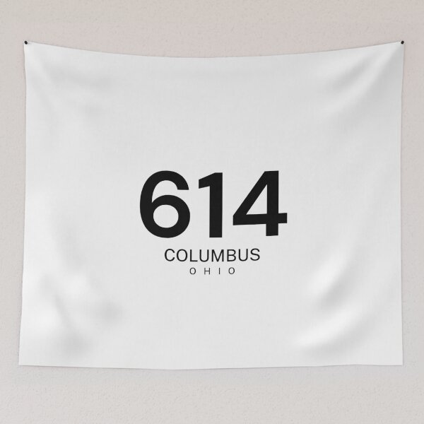Item preview, 614 Columbus Ohio Minimalist Area Code designed and sold by Paper Drip.