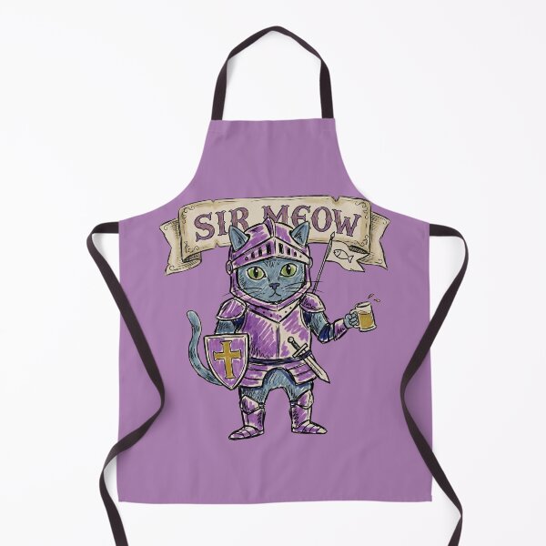 Item preview, Sir Meow The Cat Knight in Purple Armor designed and sold by PM.