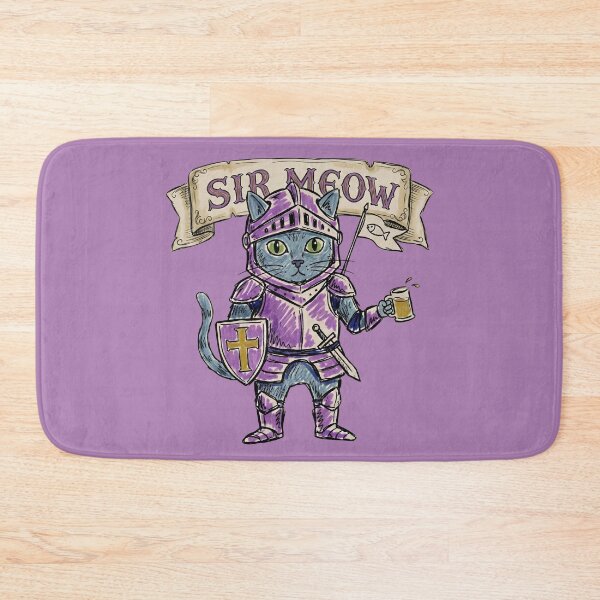 Item preview, Sir Meow The Cat Knight in Purple Armor designed and sold by PM.
