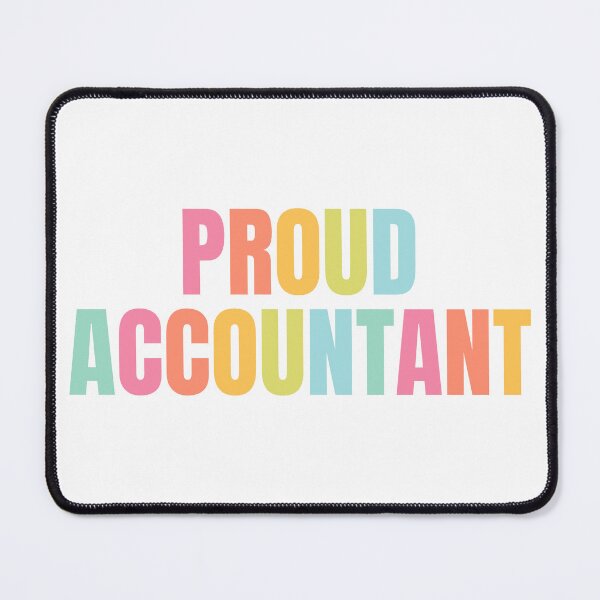 Item preview, Proud Accountant Pastel Typography – Cute CPA Graduation & Career Gift designed and sold by Aesthetic Crew.