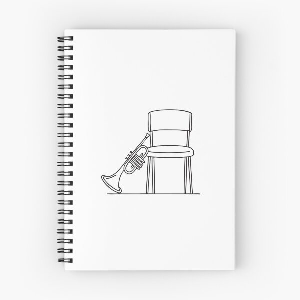 Item preview, Trumpet Resting on Band Chair designed and sold by rasagamastore.