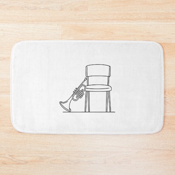Item preview, Trumpet Resting on Band Chair designed and sold by rasagamastore.