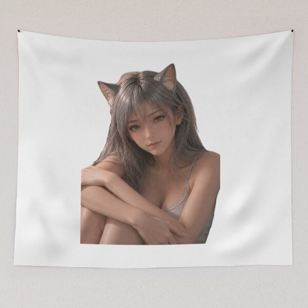 Item preview, REINA - Quiet Moments | Gentle Catgirl Portrait designed and sold by RinaWorksJP.