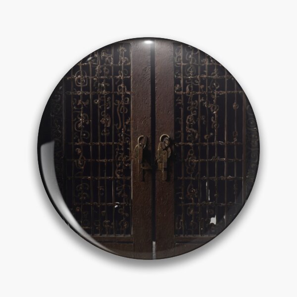 Item preview, Iron Gate Sealed With Gold Chain designed and sold by GeoWhimsy Studio.