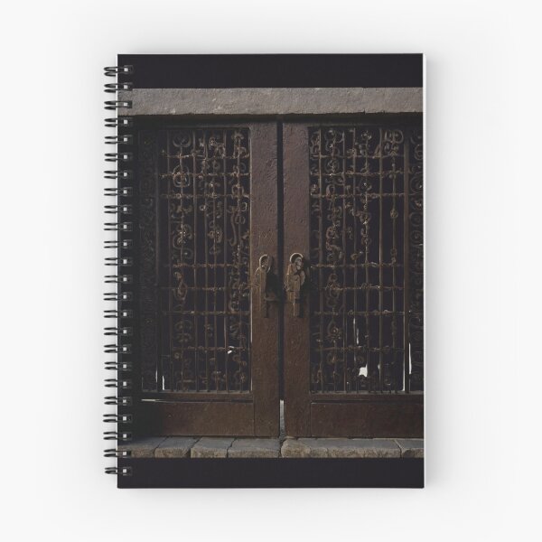 Item preview, Iron Gate Sealed With Gold Chain designed and sold by GeoWhimsy Studio.