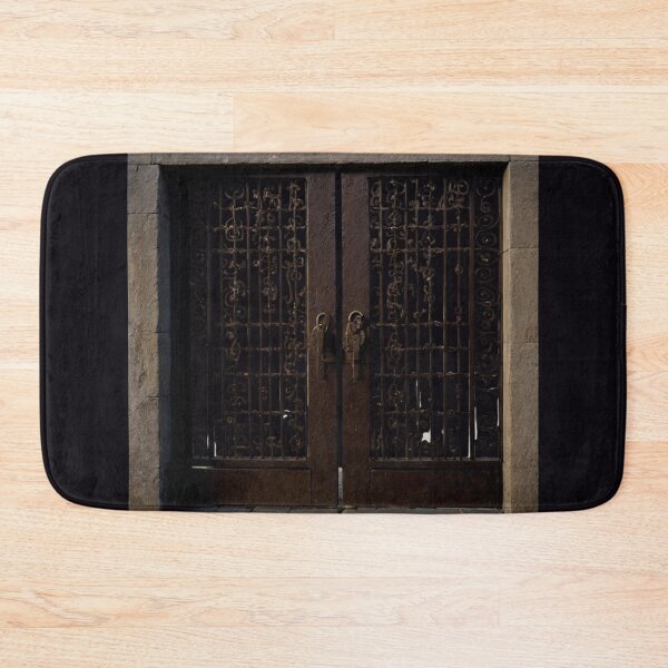 Item preview, Iron Gate Sealed With Gold Chain designed and sold by GeoWhimsy Studio.