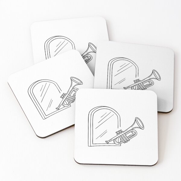 Item preview, Trumpet Near Practice Room Mirror designed and sold by rasagamastore.