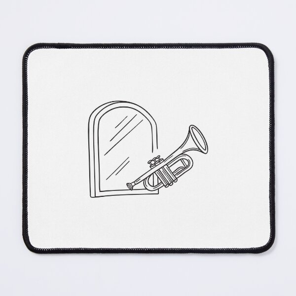 Item preview, Trumpet Near Practice Room Mirror designed and sold by rasagamastore.