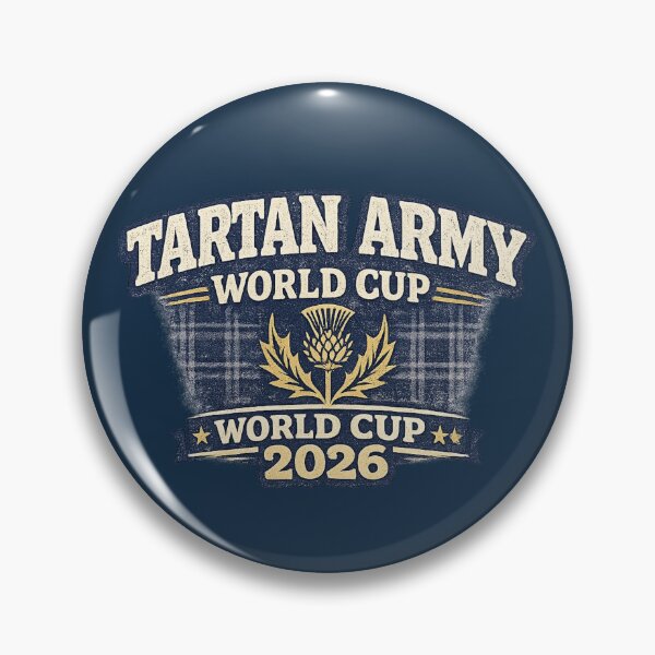 Item preview, Tartan Army World Cup 2026 – Vintage Scotland Football Shirt designed and sold by ArthUpscale.