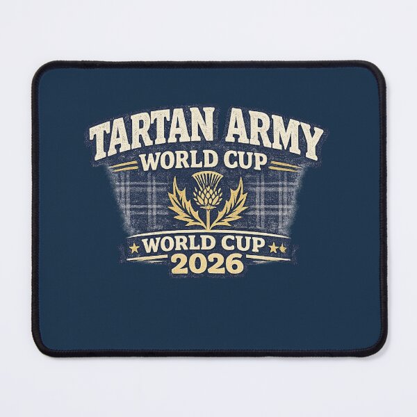 Item preview, Tartan Army World Cup 2026 – Vintage Scotland Football Shirt designed and sold by ArthUpscale.