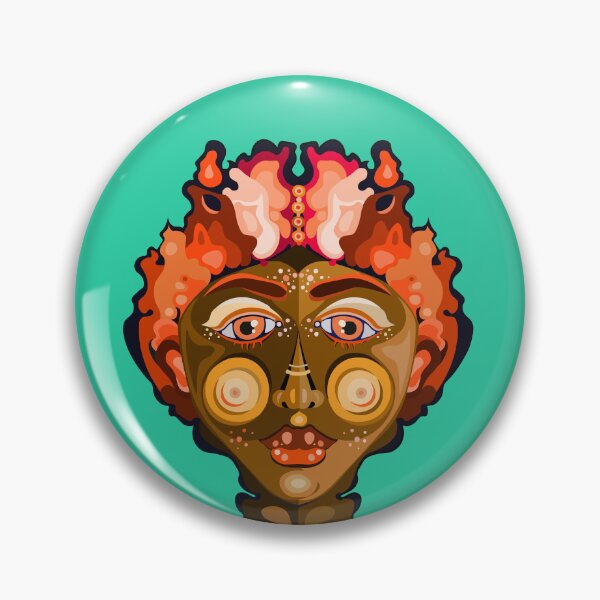 Item preview, Fire Soul | Abstract Portrait  designed and sold by Kau_eunoia_arte.
