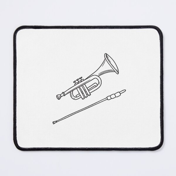 Item preview, Trumpet Beside Conductor Baton designed and sold by rasagamastore.
