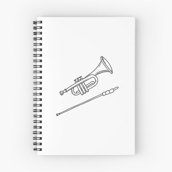 Item preview, Trumpet Beside Conductor Baton designed and sold by rasagamastore.
